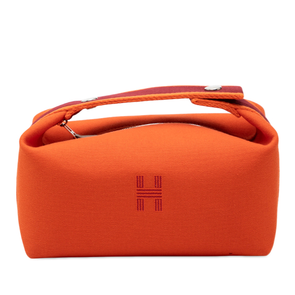 Hermes Handbags - Pre-Loved Hermes Small Toile Bride A Brac Case